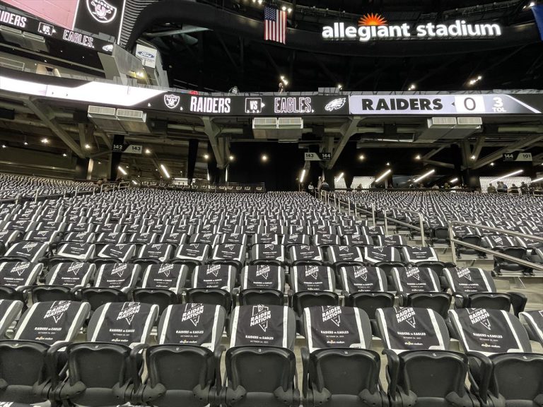 Allegiant stadium seating info 
