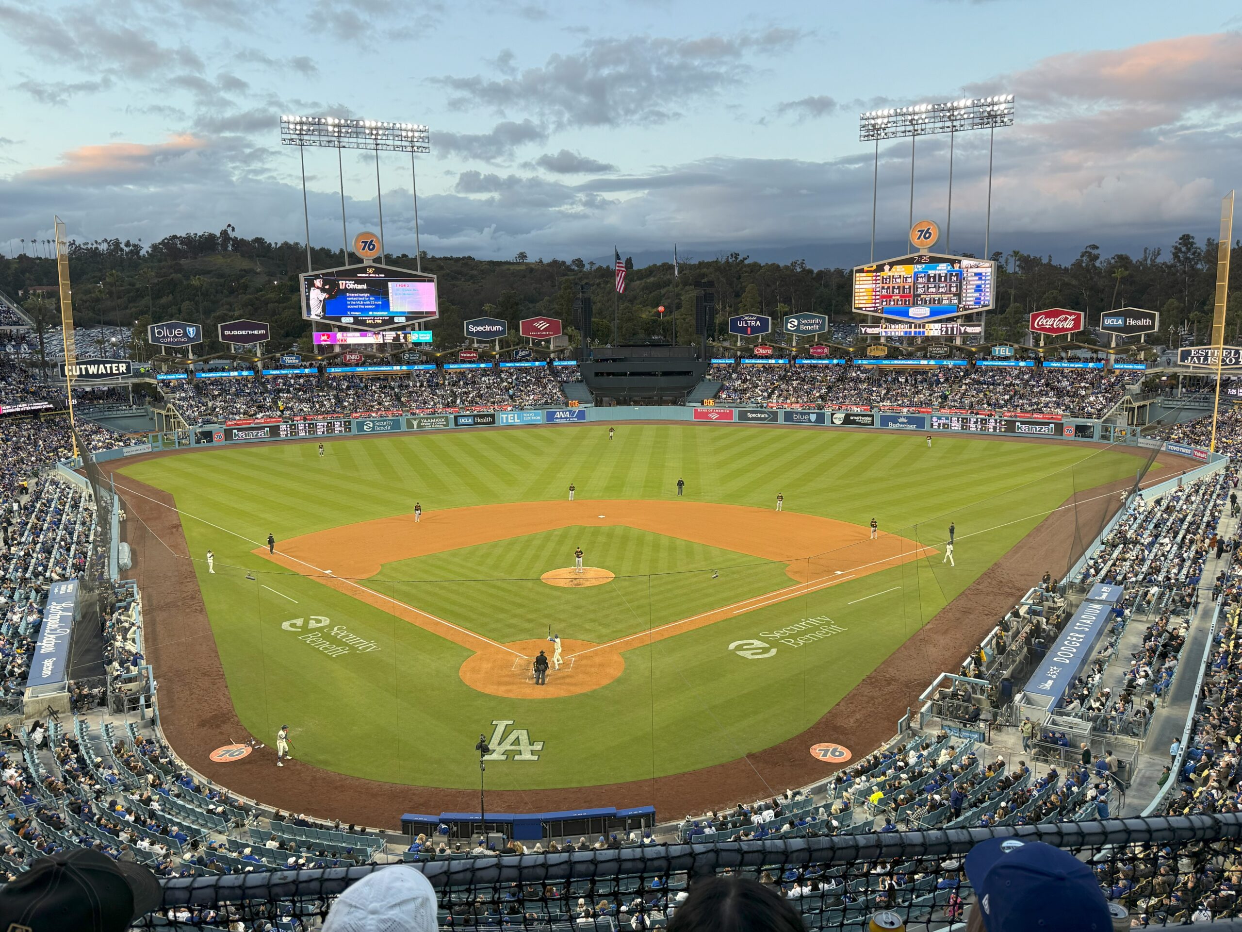 ドジャー・スタジアムの3階席エリアとなるリザーブ席の基本情報