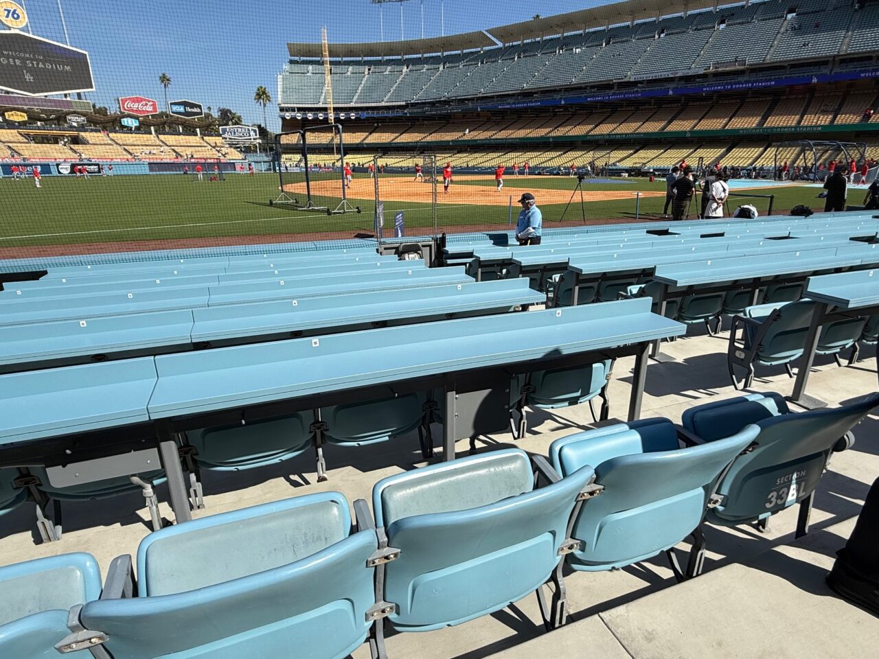 2025シーズン ドジャースタジアムのベースラインクラブについて