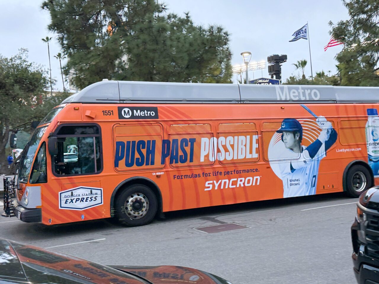 2025シーズンのドジャースタジアム・エクスプレスは「大谷翔平選手」の
